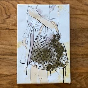 Canvas Wrap Louis Vuitton Artwork Purse